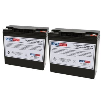 Phoenix Contact UPS-BAT/VRLA/24DC/20AH - 1109004 Compatible Battery Set