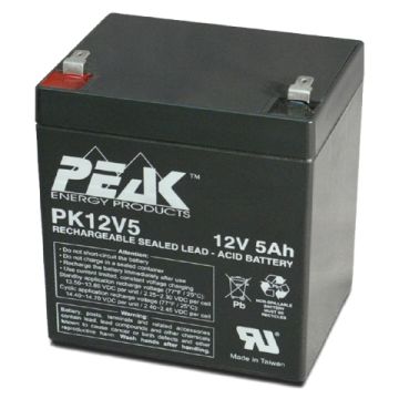 PK12V5F1 Peak Energy 12V 5Ah Battery