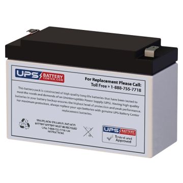 Power-Sonic 6V 2.5Ah PSG-625 Battery with F1 Terminals