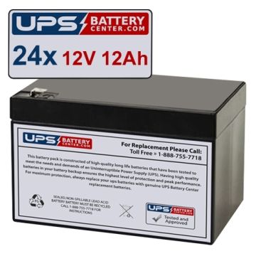  PowerVar Security Plus 12000VA ABCDEF12.0-22 Compatible Battery Set