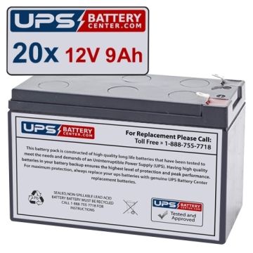 Powerware PW9125 240 EBM Compatible Replacement Battery Set