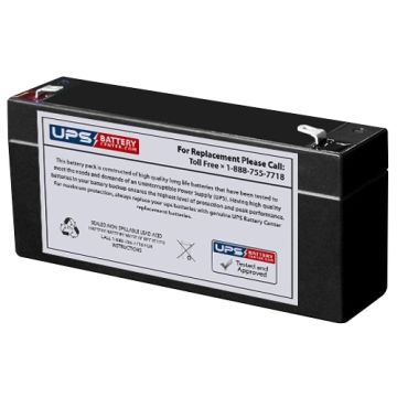 Spacelabs Medical 90419 Pulse Oximeter 6V 3.5Ah Replacement Battery