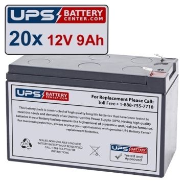 Staco 10kVA SCV-11021 Compatible Battery Set