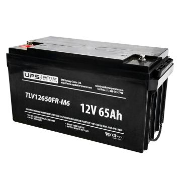 TN Power 12V 65Ah TN12-60 Replacement Battery with M6 Terminals
