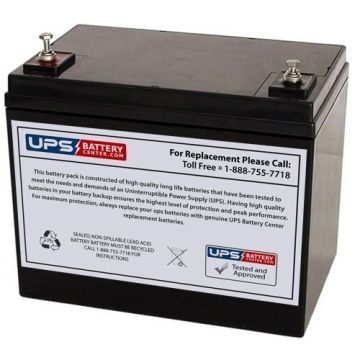 Wangpin 6GFM70 12V 75Ah Battery with M6 Terminals