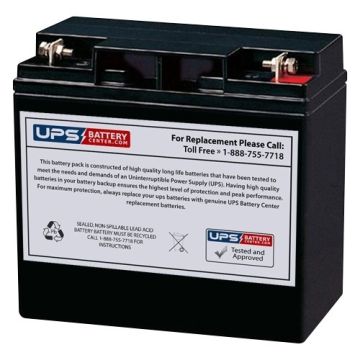 XYC 12V 17Ah XT12170 Battery with F3 Terminals