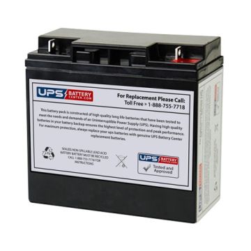 Yuasa 12V 18Ah NPX-80 Battery with F3 - Nut & Bolt Terminals