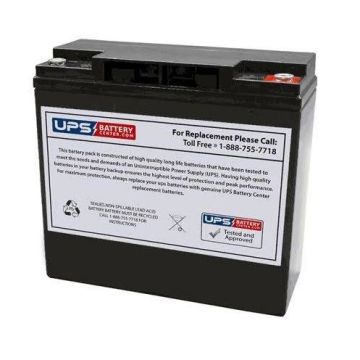Yuasa 12V 20Ah NPX-80RFR Battery with M5 Insert Terminals